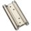 Smith & Locke Satin Nickel  Spring Hinge 150mm x 153mm