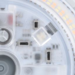 Lexco Pegasi Outdoor Round Photocell LED Bulkhead Light White 17W 1200-1900lm