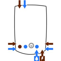 Triton Enrich White 9.5kW  Manual Electric Shower