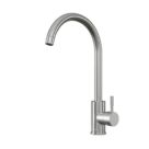 ETAL Tivoli Single Lever Kitchen Mixer Tap Brushed Steel Finish