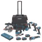 Erbauer  18V 3 x 4.0Ah Li-Ion EXT Brushless Cordless 6-Piece Kit