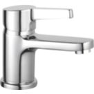 Highlife Bathrooms Etive Chrome 107.5mm Cloakroom Lever Mono Basin Mixer Tap  With Clicker Waste