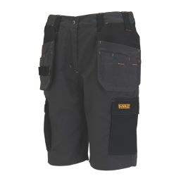 DEWALT Bonnie Womens Work Short Grey/Black Size 14