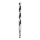 Titan  Hex Shank Double-Flute Brad Point Wood Drill Bit 8mm x 117mm