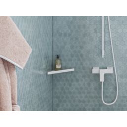 Hansgrohe AddStoris 1-Tier Corner Basket Matt White