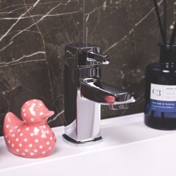 ETAL Ella Chrome 138mm Cloakroom Lever Mono Basin Mixer Tap