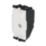 MK Grid Plus 13A Grid Fused Spur White with Colour-Matched Inserts