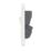 Hager Sollysta WMDP84N 20A 1-Gang 2P+E Control Switch White with LED