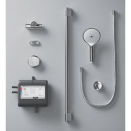 Mira Activate with ColdBoost HP/Combi Rear-Fed Single Outlet Chrome Thermostatic Digital Mixer Shower
