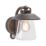 Lutec Cate Outdoor Wall Light With PIR Sensor Antique Brass