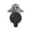 Lutec Cate Outdoor Wall Light With PIR Sensor Antique Brass
