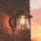 Lutec Cate Outdoor Wall Light With PIR Sensor Antique Brass