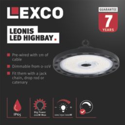 Lexco Leonis LED High Bay Light Black 120-200W 19,200-32,000lm