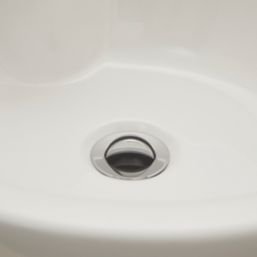 Highlife Bathrooms Slotted Pop Up Swivel Basin Waste Chrome 60mm