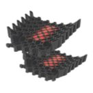 McAlpine Kneepads KP-P Safety Slide-In Protective Knee Pads Black