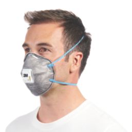 3M 9922 Anti-Odour Cool Flow Disposable Valved Masks P2 2 Pack
