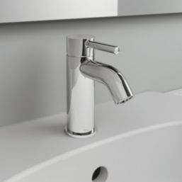 Ideal Standard Ceraline Chrome 72mm Cloakroom Lever Mono Basin Mixer Tap  With Clicker Waste