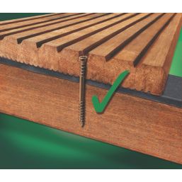 Spax  TX Cylindrical Self Drilling Antique Decking Screws 5mm x 60mm 100 Pack