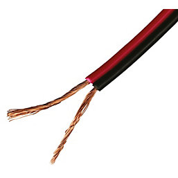 Time Black/Red 24 Strand Speaker Cable 10m Coil