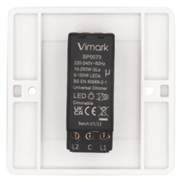 Vimark Pro 1-Gang 2-Way LED Dimmer Switch  White