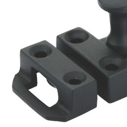 Smith & Locke Flat Door Bolt Matt Black 40mm