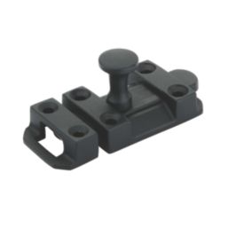 Smith & Locke Flat Door Bolt Matt Black 40mm