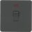 Knightsbridge  20A 1-Gang DP Control Switch Anthracite with LED
