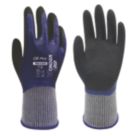 Wonder Grip WG-518W Oil Plus Gloves Purple Small