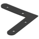 Magnodur Furniture Brackets Black 75mm x 75mm x 15mm 10 Pack