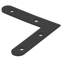 Magnodur Furniture Brackets Black 75mm x 75mm x 15mm 10 Pack