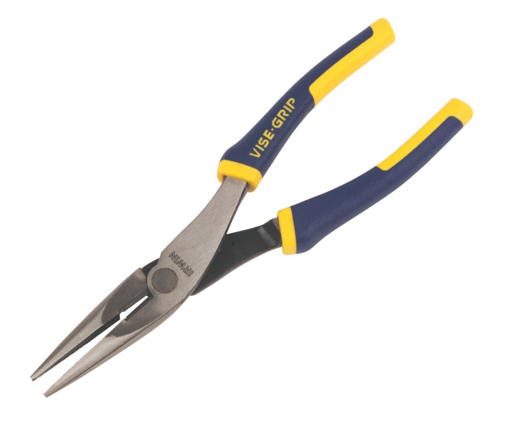 Irwin ViseGrip Long Nose Pliers 8" (203mm) Screwfix