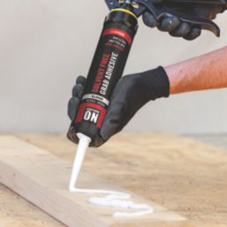 No Nonsense  Solvent-Free Multi-Purpose High Tack Grab Adhesive  White 280ml