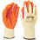 Site  Latex Builders Gloves Orange / Yellow  Medium