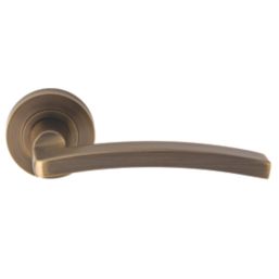 Carlisle Brass Tavira Door Handle Pair Antique Brass