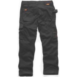 Scruffs Worker 2019 Work Trousers Black 36" W 30" L