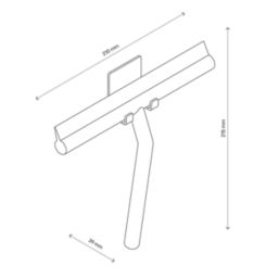 Elland Bathroom Squeegee 210mm