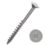 Timbadeck  PZ Double-Countersunk  Decking Screws 4.5mm x 65mm 100 Pack