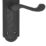 Essentials Turnberry LoB Door Handles Pair Black