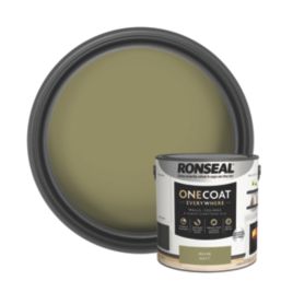 Ronseal 2.5Ltr Olive Matt Emulsion Multi Surface Paint