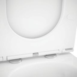 Swirl Caldew Soft-Close Slim Vortex Rimless Toilet with Cistern Dual-Flush 4.5Ltr