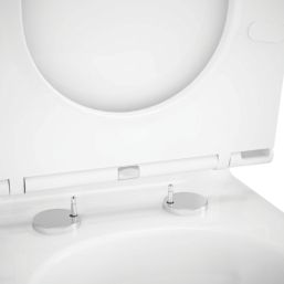 Swirl Caldew Soft-Close Slim Vortex Rimless Toilet with Cistern Dual-Flush 4.5Ltr