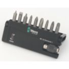 Wera Bit-Check 10 Stainless 1 1/4" Hex Shank Mixed Bit Set 10 Pieces