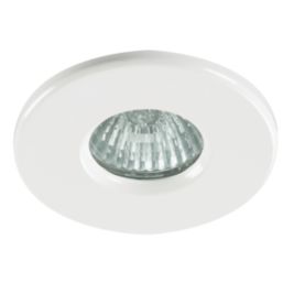 Knightsbridge  Fixed  IP65 GU10 Recessed Downlight White