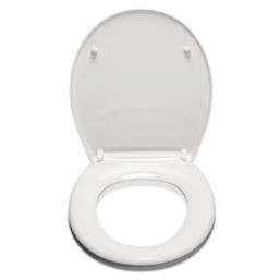 Croydex Vendee Soft-Close with Quick-Release Toilet Seat Polypropylene White