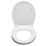 Croydex Vendee Soft-Close with Quick-Release Toilet Seat Polypropylene White