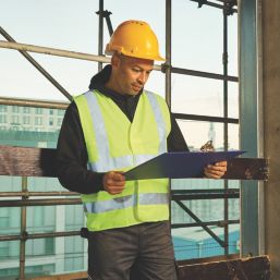 Site Rushton Hi-Vis Waistcoat Yellow Small / Medium 48" Chest