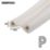 Essentials  EDPM Rubber P-Profile Draught Seal White 10m