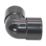 FloPlast Solvent Weld Bends 90° Black 32mm 5 Pack
