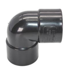 FloPlast Solvent Weld Bends 90° Black 32mm 5 Pack
