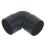 FloPlast Solvent Weld Bends 90° Black 32mm 5 Pack